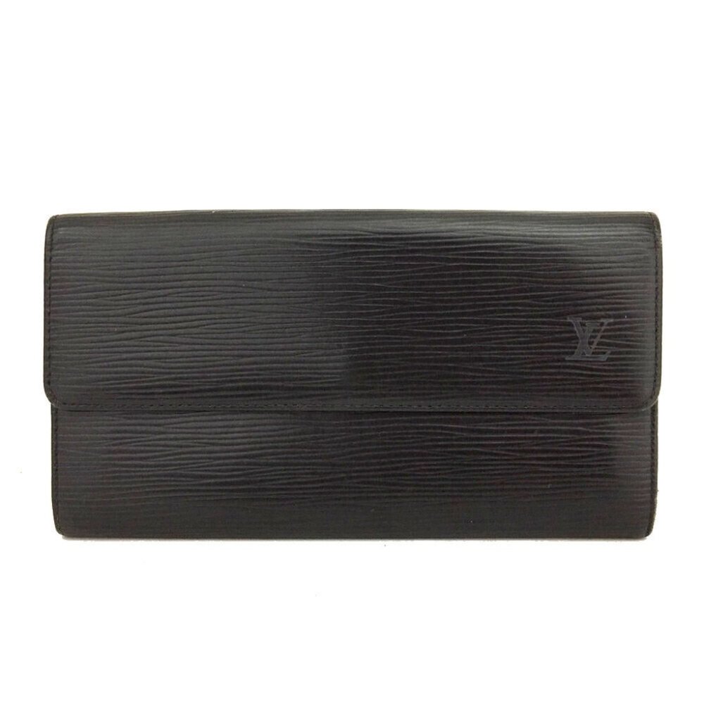 Louis Vuitton Black Epi Leather Wallet Preowned.
